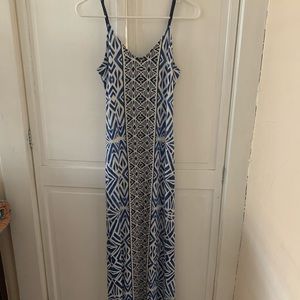 SOLD Geometric Maxi Dress
